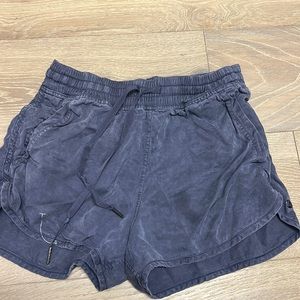 Navy blue lululemon shorts